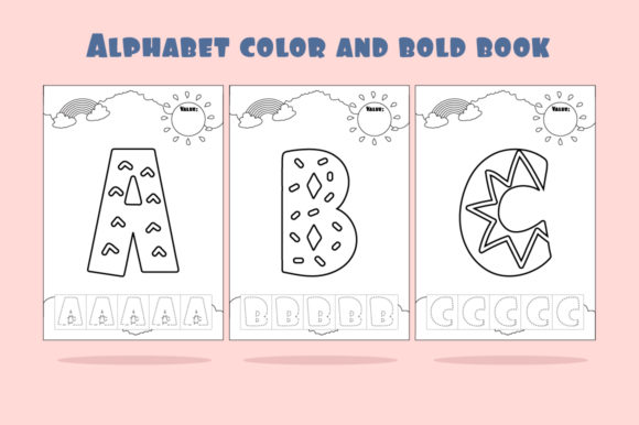 Alphabet Color and Bold Book: A Creative Toolkit for Early Learners