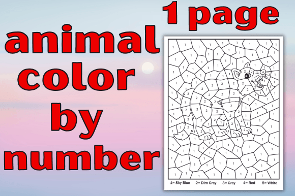 Animals Color by Number: A Complete KDP Interior Guide