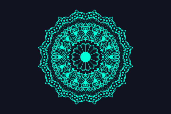 Attractive Light Color Mandala Design for Creative Projects