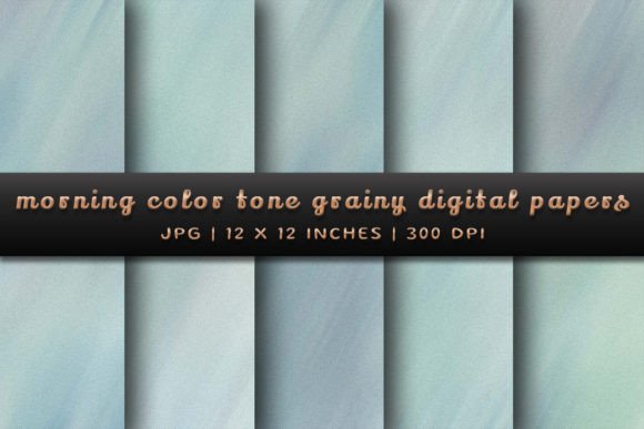 Awaken Your Designs with Morning Color Tone Grainy Digital Papers