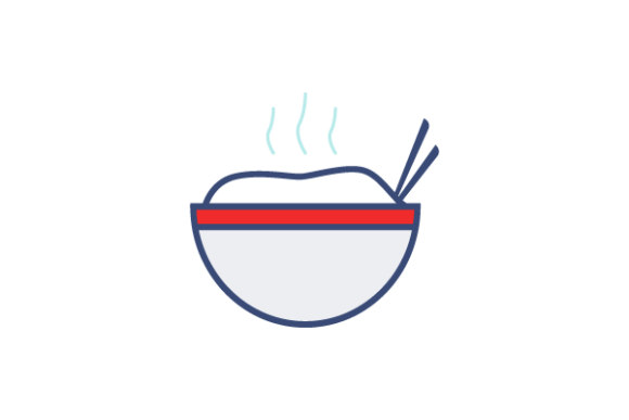 Chinese Food Icon (color) - 7: Vibrant Vectors for Culinary Branding