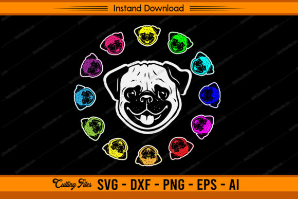 Color German Shepherd: A Bold Design Asset for Creators