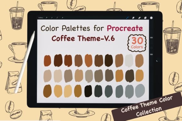 Elevate Your Digital Art with Coffee-Inspired Procreate Palettes