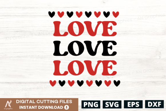 Infuse Your Projects with Love Love Love Color Valentines Day SVG