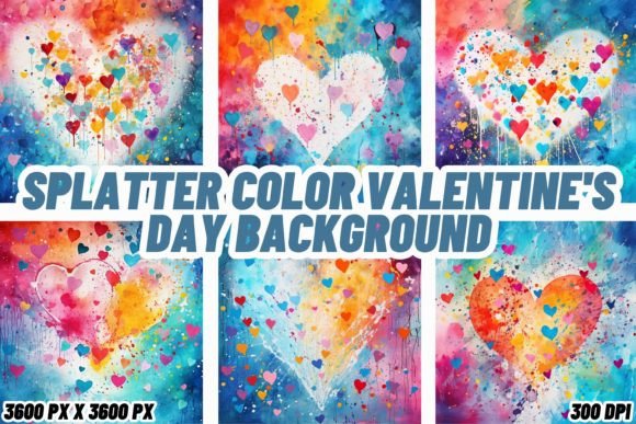 Splatter Color Valentine's Day: Capturing Modern Romance