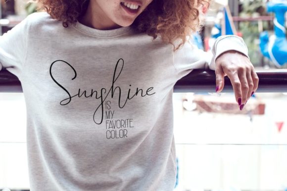 Sunshine is My Favorite Color: A Fresh Take on Handwritten Typography