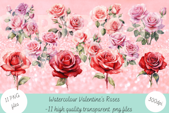Unleashing Romance with Watercolour Valentine’s Roses