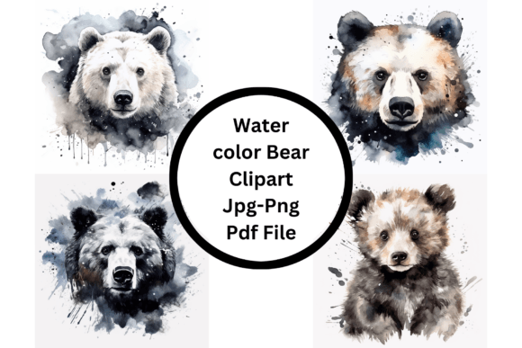 Whimsical Wilderness: A Designer's Guide to Watercolor Bear Clipart